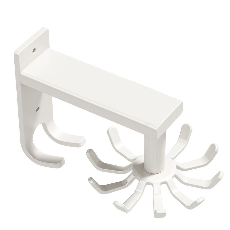10 Hooks Kitchenware Storage Rack Spatula Spoon Spade kjøkken roterende krok